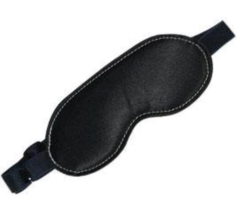 Sportsheets Edge Leather Blindfold Premium Leather Sensory Deprivation - Masks And Blindfolds