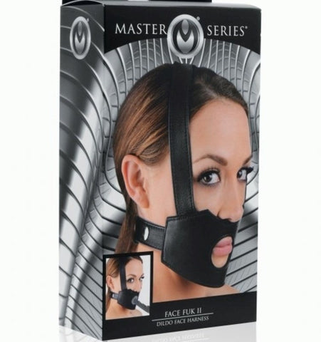XR Brands Face Fuk II Dildo Face Harness Advanced Restraint Control - Masks And Blindfolds