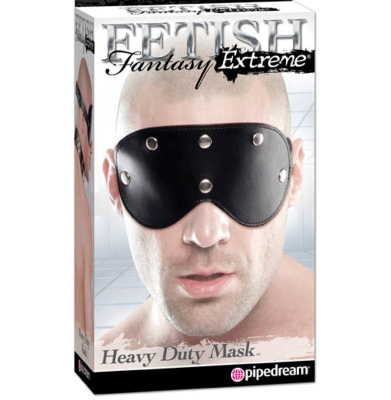 Pipedream Fetish Fantasy Extreme Heavy Duty Bondage Mask Premium Pink Suede - Masks And Blindfolds