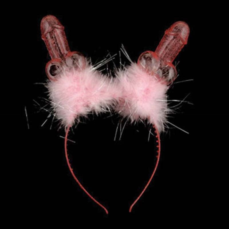Pipedream Products Flashing Willy Headband with Flashing Red LEDs - Fancy Dress Ups