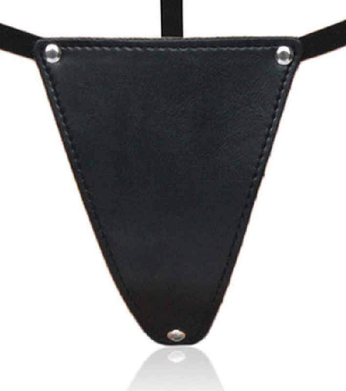 BDStyle G String Faux Leather Bikini Panty Fetish Lingerie for BDSM Play - Her Fetish