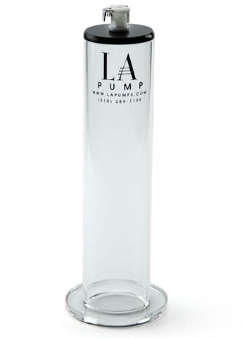 LA Pumps Penis Enlargement Oval Cylinder 9 Length Clear Acrylic - Penis Pumps And Stretchers