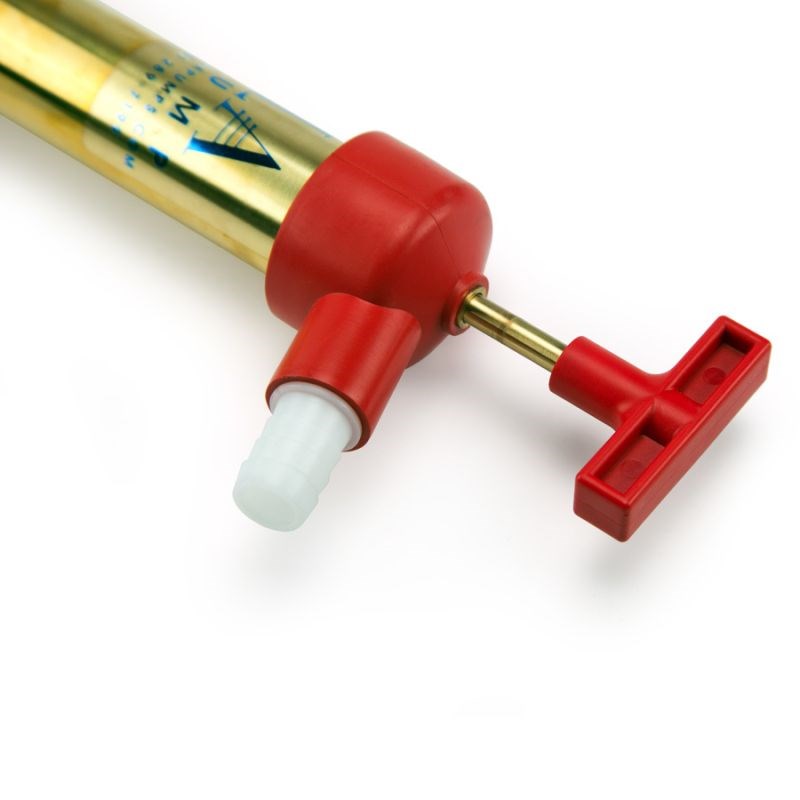 LA Pumps Vacuum Hand Pump Brass with Pressure Gauge - - Penis Pumps And Stretchers