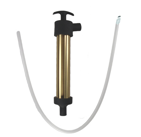 LA Pumps Vacuum Hand Pump Brass with Pressure Gauge - Penis Pumps And Stretchers