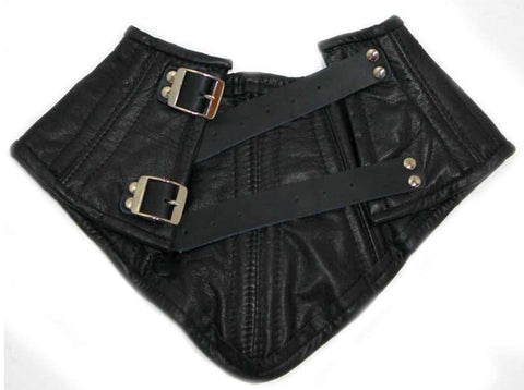 BDStyle Ladies BDSM Neck Corset Faux Leather Adjustable Restraint - Collars and Leads