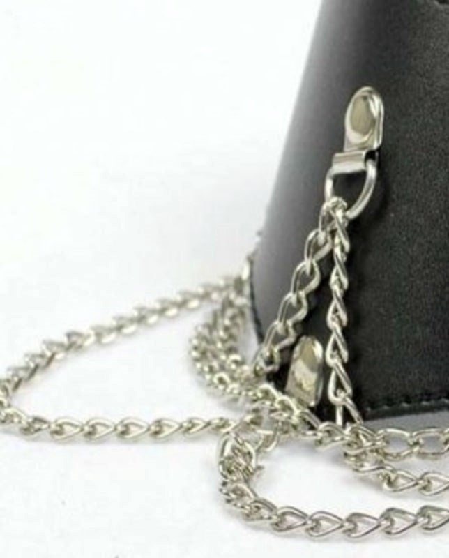 BDStyle Heavy Black Fetish Posture Collar Adjustable Chains Metal BDSM - Collars and Leads