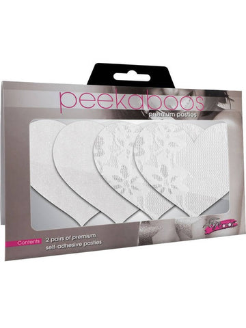 Xgen Products Luminous Hearts Women Pasties Heart Shaped Nipple Coverage - Bras and Bra Sets