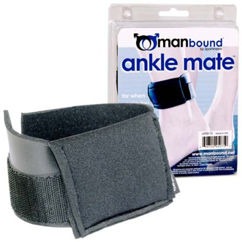 Sportsheets Manbound Ankle Mate Adjustable Ankle Restraints - - Cuffs and Restraints