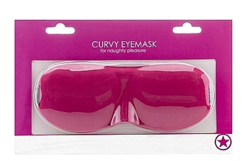 Shots Toys Ouch! Curvy Eyemask Pink Sensory Deprivation Sex Toy - Masks And Blindfolds