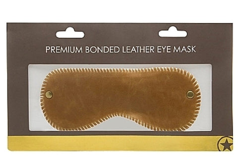 Shots Toys Ouch! Eyemask Brown Bondage Eyemask for Sensory Deprivation - Masks And Blindfolds