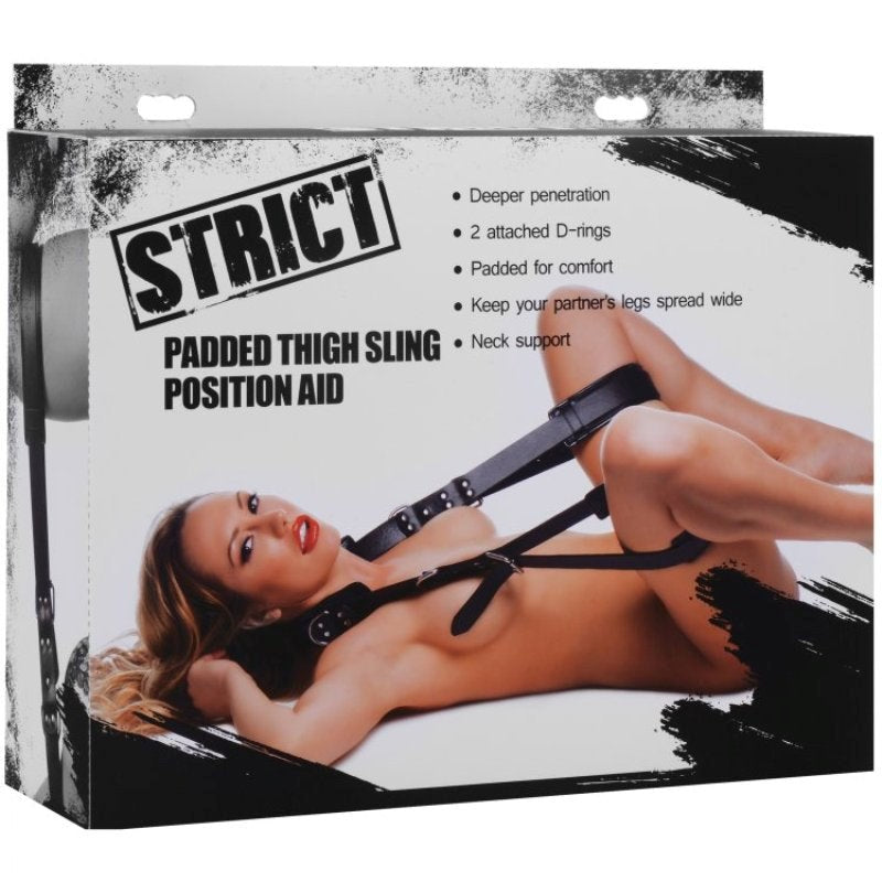 XR Brands Padded Thigh Sling Position Aid for Enhanced Sex Positions - - Sex Swings And Slings
