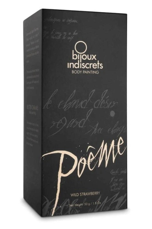 Bijoux Indiscrets Poeme Edible Aromatic Body Paint for Intimate Play - - Sex Pheromones and Perfumes