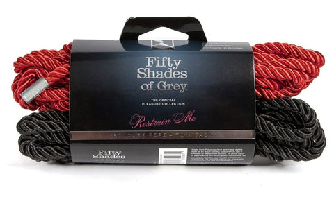 Love Honey Restrain Me Bondage Rope Twin Pack Premium Bondage Restraints - Cuffs and Restraints