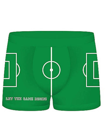 Shots Toys S Line Funny Boxers Let The Game Begin Cotton Novelty Underwear - Jocks and G-Strings