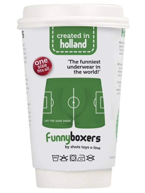 Shots Toys S Line Funny Boxers Let The Game Begin Cotton Novelty Underwear - - Jocks and G-Strings