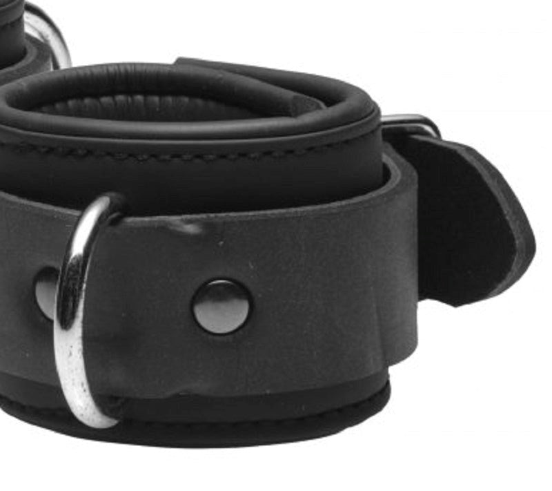 XR Brands Serve Neoprene Buckle Cuffs Bondage Restraints Premium Comfort - - Cuffs and Restraints