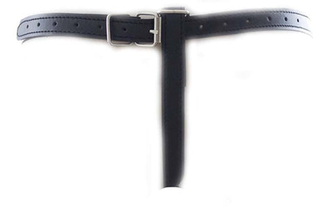 BDStyle Sexy Pu Panty with Front Chain Black Faux Leather Fetish Wear - Her Fetish