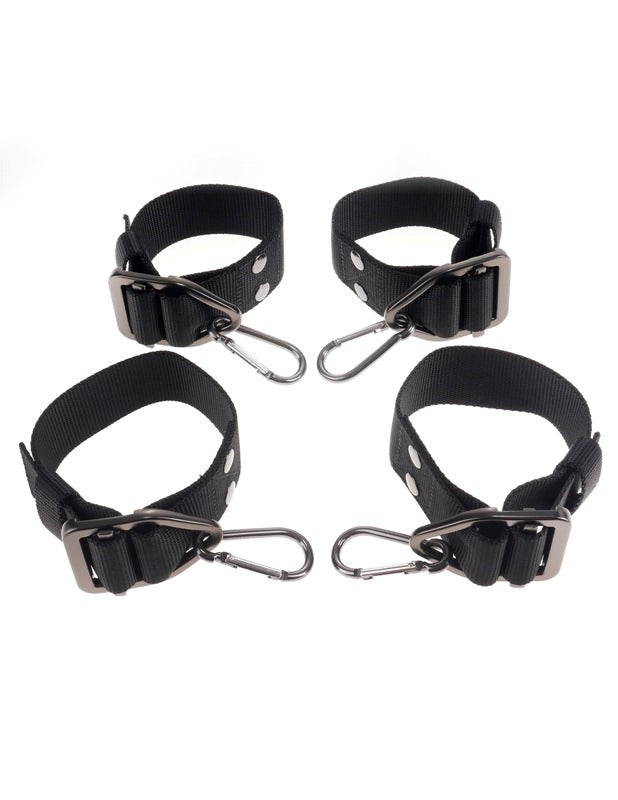 Pipedream Sir Richards Command BDSM Hogtie and Collar Set Military Grade - Cuffs and Restraints