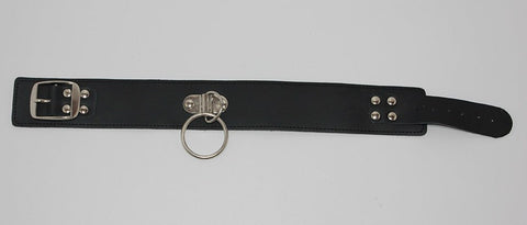 BDStyle SirN Adjustable Bondage Collar Light PVC with D Ring Attachment - Collars and Leads