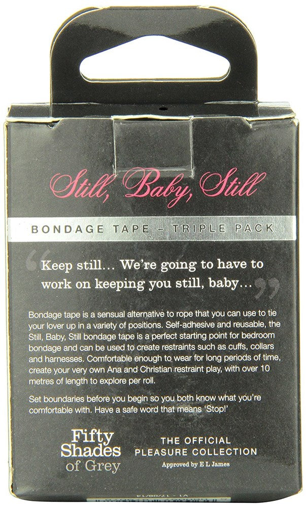 Love Honey Still Baby Still Bondage Tape Triple Pack - - Collars and Leads