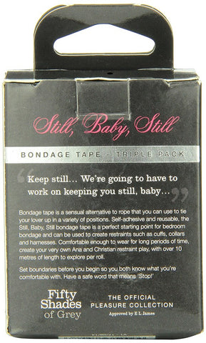 Love Honey Still Baby Still Bondage Tape Triple Pack - Collars and Leads
