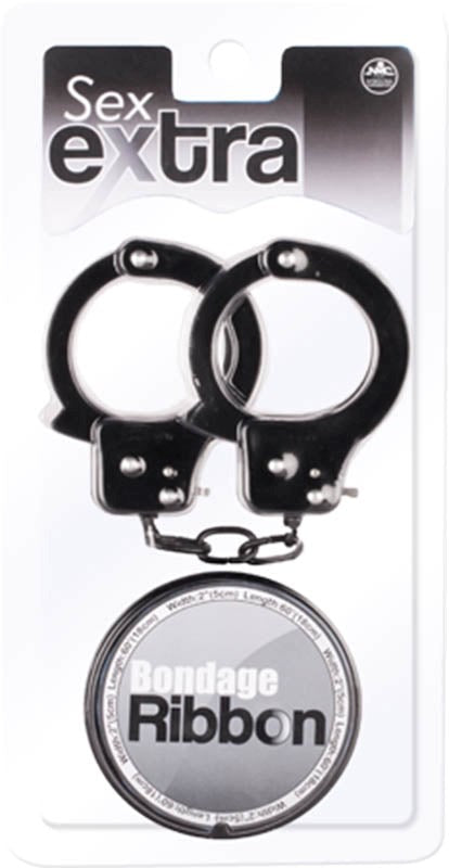 NANMA Corporation Tape & Handcuffs with Safety Release Mechanism - - Cuffs and Restraints