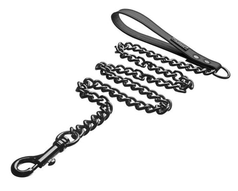 XR Brands Tom of Finland Bondage Collar and Leash Premium Control Set - Collars and Leads