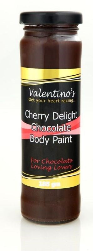 Alice Langton Valentinos Chocolate Body Paint 185g with Application Brush - - Sex Pheromones and Perfumes