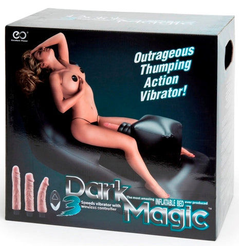 NANMA Corporation Dark Magic Inflatable Bed with Thruster Six Positions - Sex Machines