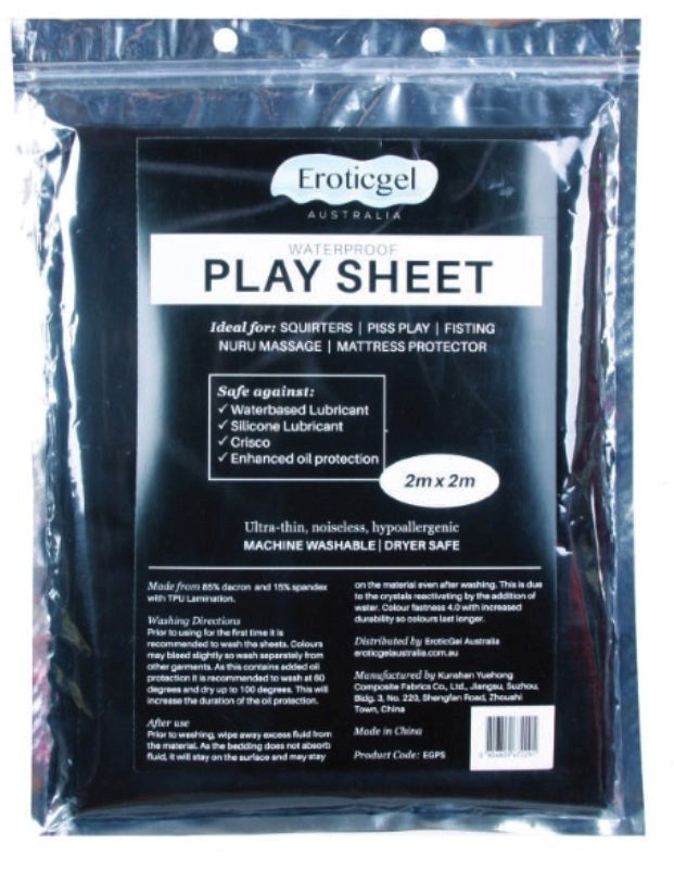 Eroticgel Waterproof Play Sheet Versatile Protection for Adult Play - - Sex Furniture