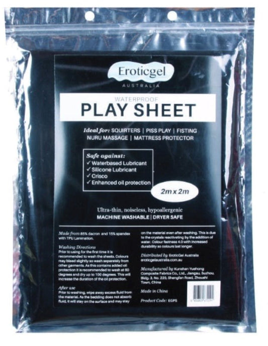 Eroticgel Waterproof Play Sheet Versatile Protection for Adult Play - - Sex Furniture