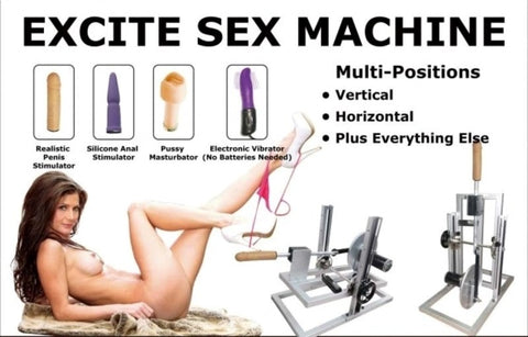 Myworld Excite Sex Machine with Variable Speed and Angle Control - Sex Machines