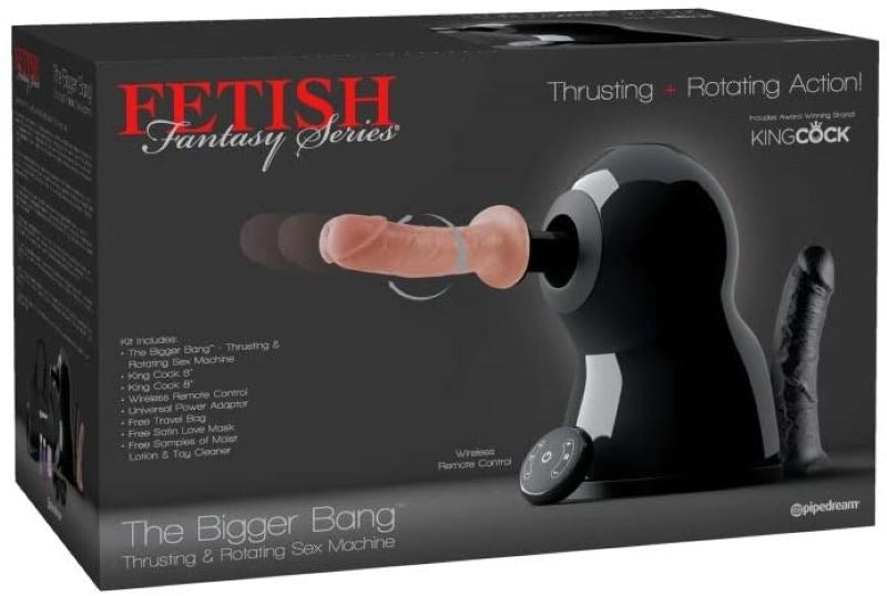 Pipedream Products Fetish Fantasy The Bigger Bang Thrusting & Rotating Sex Machine - - Sex Machines
