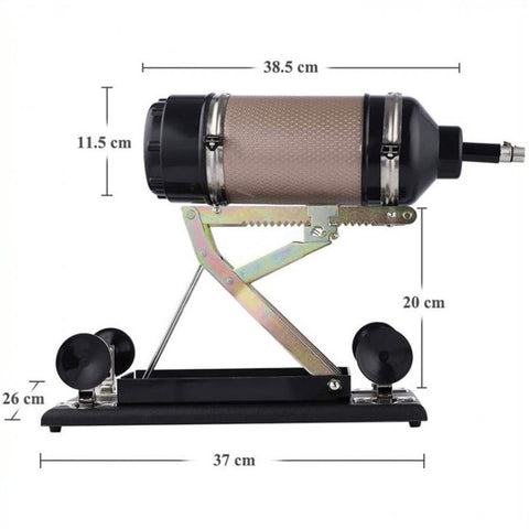 BDStyle Golden Machine Gun Sex Machine with Adjustable Thrusting Action - Sex Machines