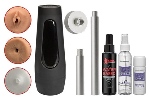 Doc Johnson Kink Power Banger Fuck Hole Accessory Pack 10 piece Kit Complete - Sex Machines