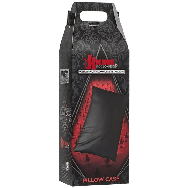 Doc Johnson Kink Wet Works Waterproof Pillow Case Standard Black Protection - - Sex Furniture