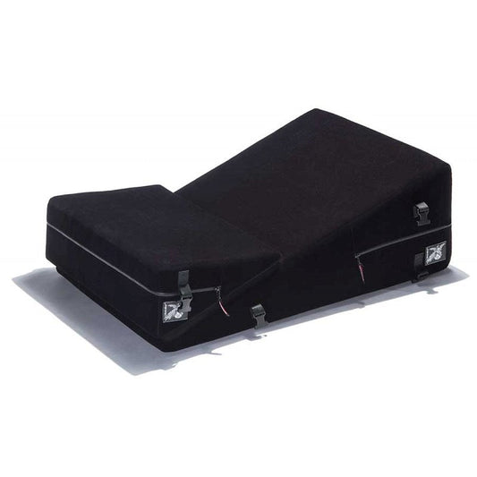 Liberator Black Label Wedge Ramp Combo Black with Restraint Options - - Sex Furniture