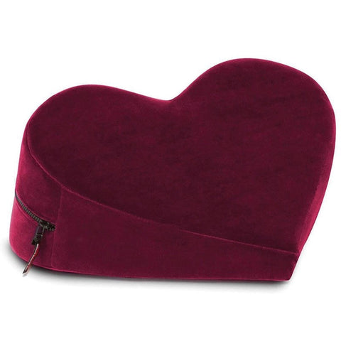 Liberator Heart Wedge Merlot Positioning Pillow for Deeper Penetration - Sex Furniture