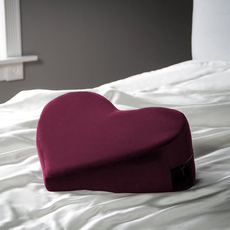 Liberator Heart Wedge Merlot Positioning Pillow for Deeper Penetration - - Sex Furniture