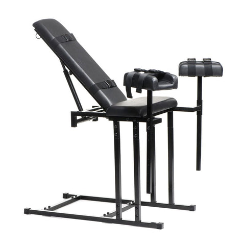 XR Brands Master Series Extreme Obedience Chair Adjustable Bondage Furniture - Sex Furniture