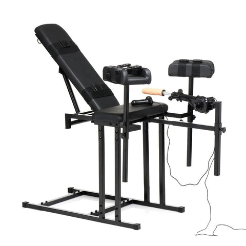 XR Brands Master Series Pleasure Throne Adjustable Bliss Enhancer Chair - Sex Machines