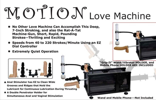 Myworld Motion Love Machine (220V 240V) Automated Thrusting Sex Machine - - Sex Machines