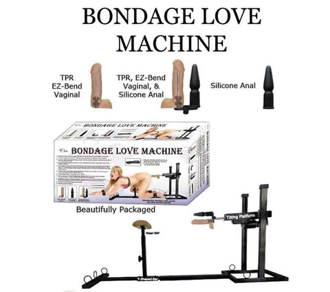 XR Brands MyWorld Bondage Love Machine Adjustable Thrusting Sex Machine - Sex Machines
