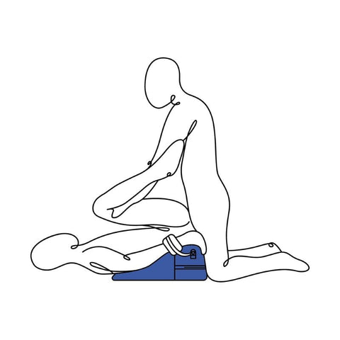 Sportsheets PIVOT Positioner Cushion with Restraint Loop Compatibility - Sex Furniture