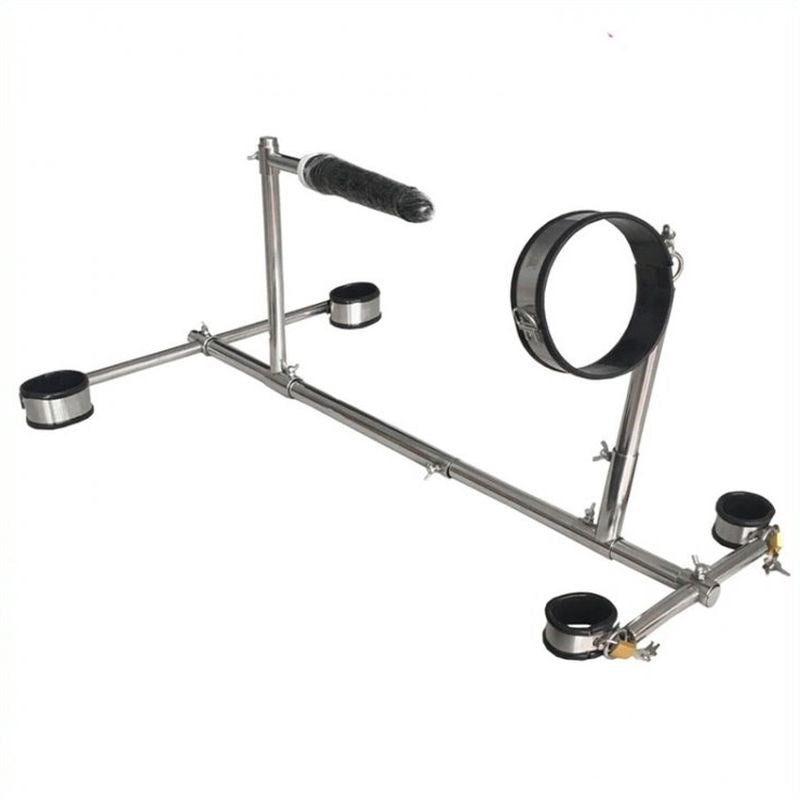 BDStyle Prison Stockade With Rapture Cuffs And Collar Adjustable BDSM Set - Sex Furniture