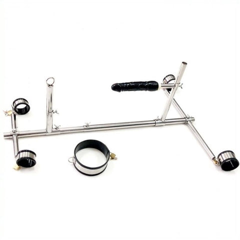 BDStyle Prison Stockade With Rapture Cuffs And Collar Adjustable BDSM Set - Sex Furniture