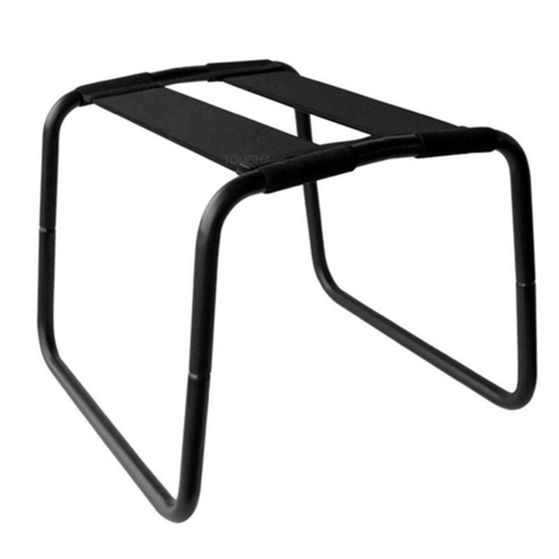 BDStyle Sex Chair & Bon Bon Inflatable Cushion Bondage Set with Elastic Straps - - Sex Furniture