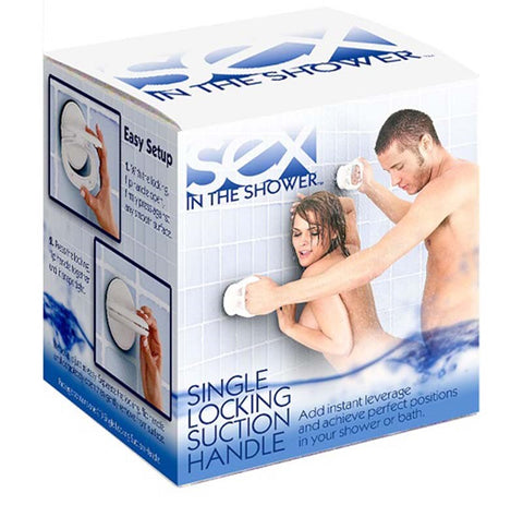 Sportsheets Single Locking Suction Handle Shower Sex Support Grip - Sex Furniture