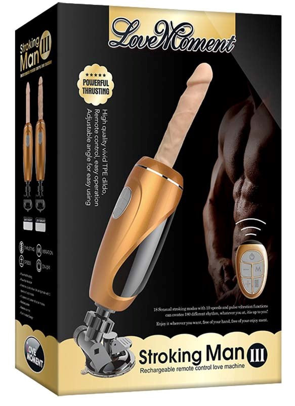 BDStyle Stroking Man III Male Masturbator with Anatomical Interior Channels - - Sex Machines