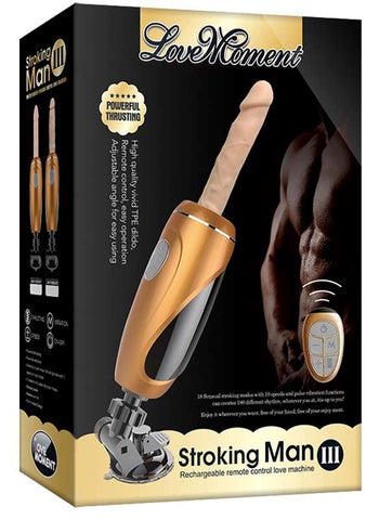 BDStyle Stroking Man III Male Masturbator with Anatomical Interior Channels - Sex Machines